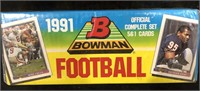 1991 BOWMAN OFFICIAL COMPLETE SET OF 561 FOOTBALL