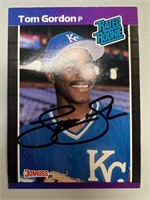 KC Tom Gordon Signed Card with COA