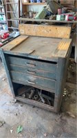 Vintage craftsman rolling toolbox 26x17x32