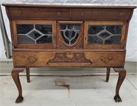 ANTIQUE SIDEBOARD 38" TALL, 43.5" WIDE , 18.5"