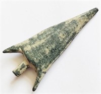 Bronze Age 1000BC arrowhead 40mm 8.90g.