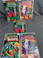 Vintage Comic Book Lot Saga of Crystar