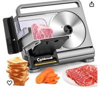 Foldable electric meat slicer