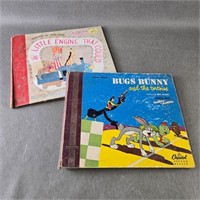 Vintage RCA Victor & Warner Bros. Audio Books on