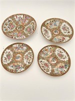 19 th chinese famille rose plates
