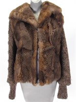 Lady's Fur and Wool Jacket/Vest