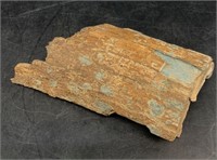 Nice piece of mammoth bark with some bluing 5.5" a