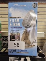 conair steam & iron with 2-N-1 turbo