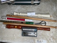 Collection of wind instruments