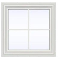 23.5x23.5 Vinyl Fixed Picture Window, White