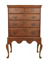 Chippendale Style Chest on Frame w/ 2 over 4
