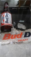 Bud Dry Draft Mirror w/Plastic Details 40x34"