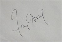 King Kongs Fay Wray signature slip