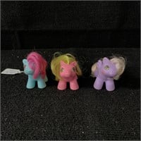 Lot of 3 G1 MLP Newborn Ponies