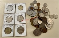 New Zealand Coins (living room shelf)