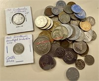 Central America Coins (living room shelf)