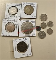 1952-1969 Denmark Coins (living room shelf)