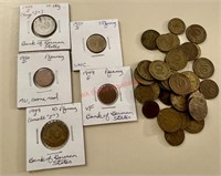 1929-1968 West Germany Coins (living room shelf)