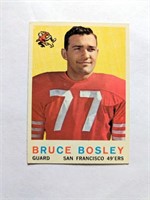 1959 Topps Bruce Bosley Football Card #166