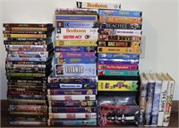 Large Collection of VHS's & DVD's