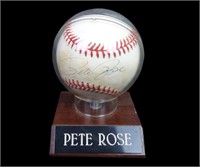 SIGNED PETE ROSE BASEBALL