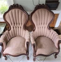 Pair of Beautiful Victorian Style Chairs