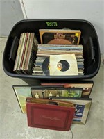 Black Tote Of Records. Barry Manilow, Christmas