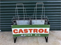 Castrol oil bottle rack