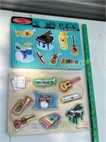 Melissa & Doug Musical Instruments Sound Puzzles