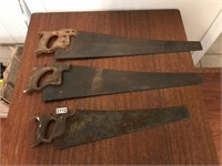 Antique saws (3) set #1