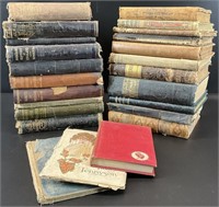 Antique Textbooks & Book Collection