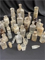 Large Quantity Vintage Small Bottles