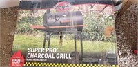 Super Pro Charcoal Grill - in box