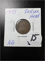 1873 Indian Head Coin