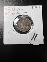 1863 Indian Head Coin