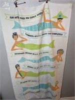 Vintage Beach Towel Mermaid Hair Styles