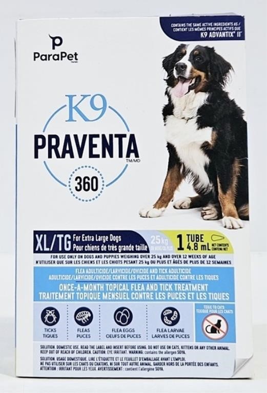 BRAND NEW K9 PRAVENTA 360 - XL