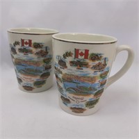 Pair of Expo 67 collector mugs