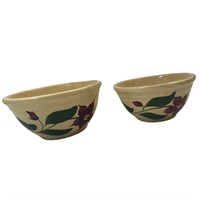 Vintage Hand-Painted Ceramic Bowls