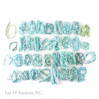 Turquoise Stranded Gemstones (31 Sets)
