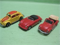 Three Vintage Assorted Corgi Cars