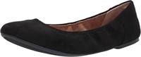 Essentials Women's 10.5 Belice Ballet Flat, Black,