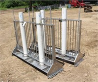 (2) Stainless Steel Pig Waterers, Approx 60"x40"