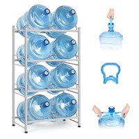 5 Gallon Water Bottle Holder, 4 Tier Water Jug Rac