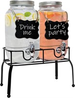 **READ DESC** Estilo Glass Drink Dispenser for Par