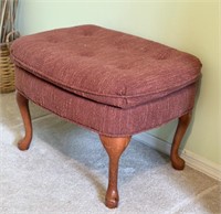 Cabriole Leg Stool / Ottoman