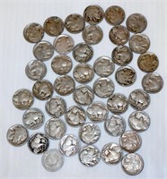 Bag of Buffalo Nickels from Estate
