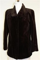 Brown Sheared Mink jacket Size 12