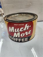 Much More Coffee Tin