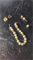 14K Gold Scrap & Pearls